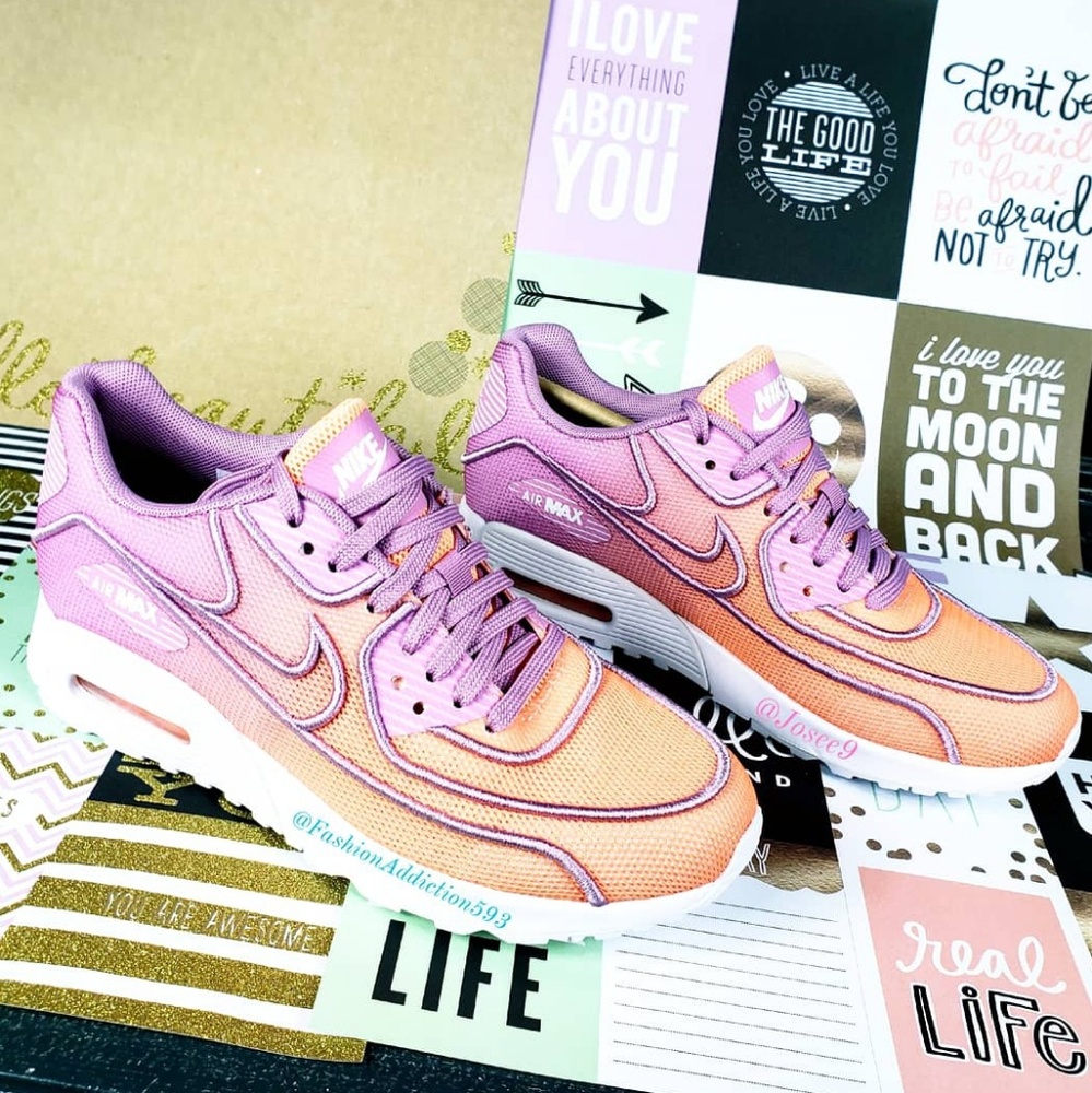 Nike Air Max 90 Ultra 2.0 Women's sunset sneakers - Picture 3 of 6